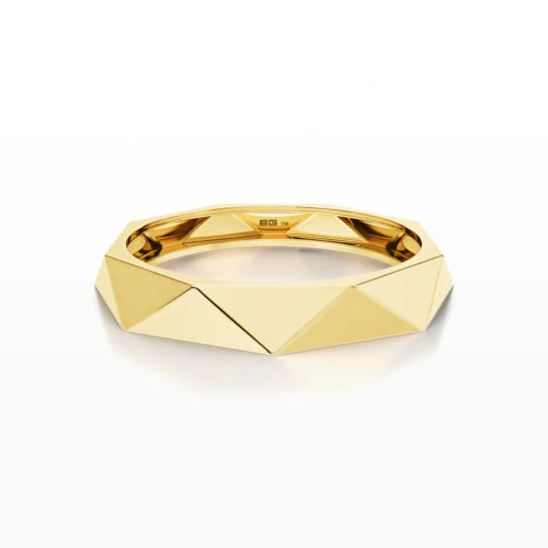 Triangular Facet Ring