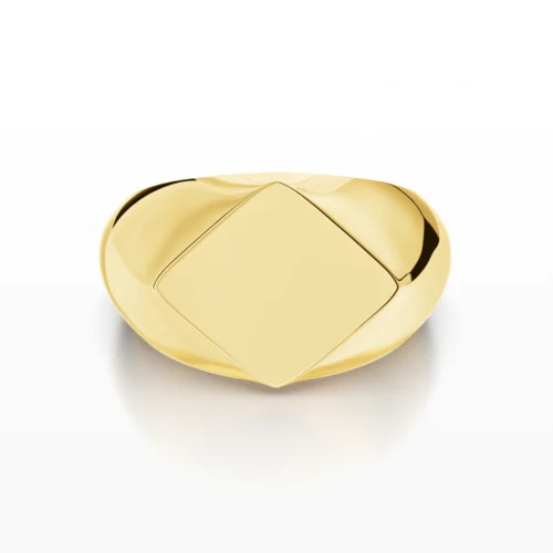 Signet Square Ring