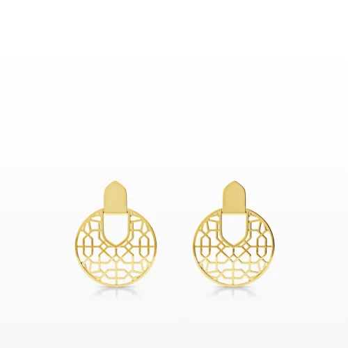 Round Mesh Earring