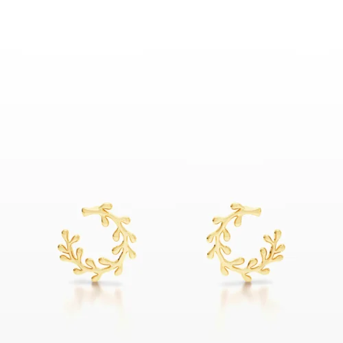 Leaf-Shaped Earring