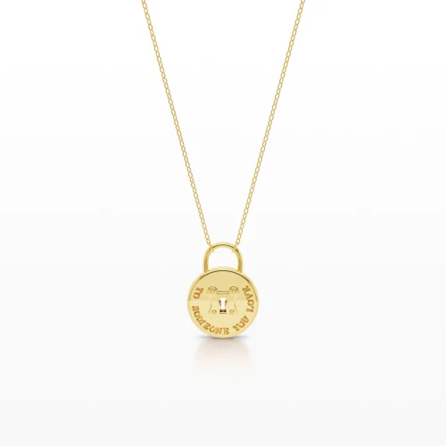 Round Lock Pendant