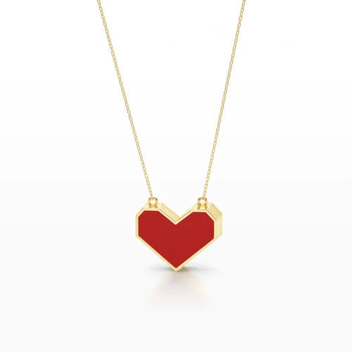 Slope Heart Pendant