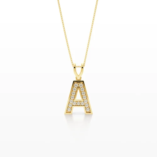 Letter A Pendant