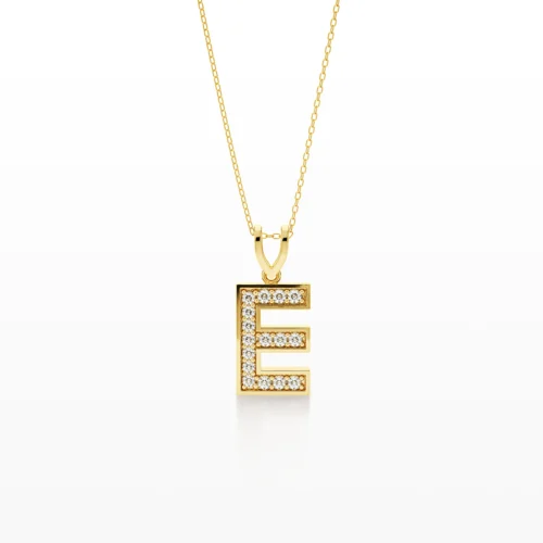 Letter E Pendant