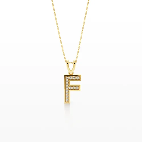 Letter F Pendant