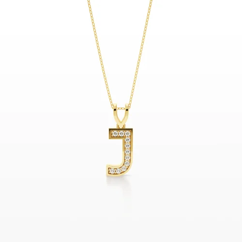 Letter J Pendant