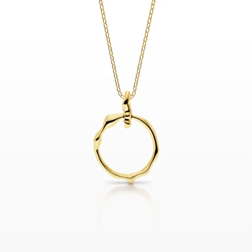 Single-Line Circle Pendant